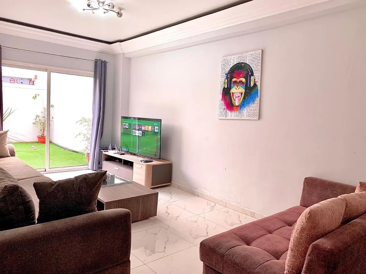 Appartement G5 - Amazing 2 Bedrooms With Private Garden. Casablanca